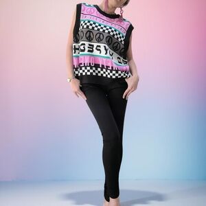 H&M Multicolor Graphic Tank Top